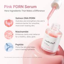 Medicube Salmon DNA PDRN Pink Peptide Serum,Smooth&Fast-Absorbing,Refreshing&Non-Sticky,Moisturizing Feel,K-Beauty,Korean Makeup